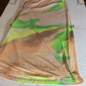 AFRM Green and‎ Brown Swim Sarong